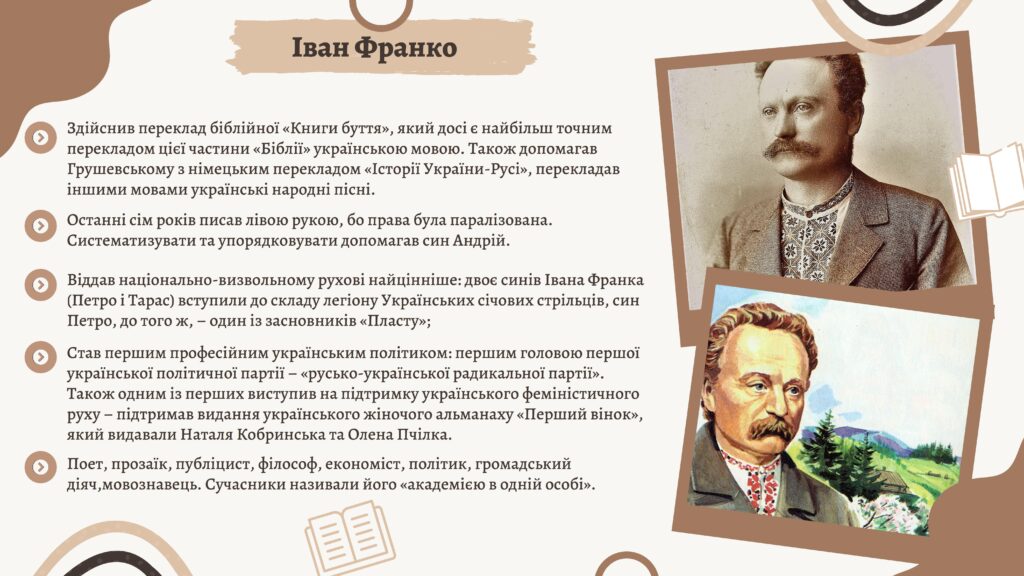 Іван Франко - ТОП-10 цікавих фактів - Підготував Буран Михайло - 0004